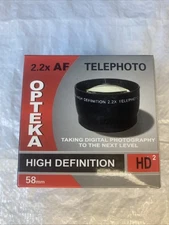 Opteka Telephoto 2.2X AF  - HD Lens - New in original box.