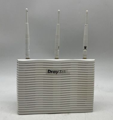 DrayTek Vigor 2850n VDSL2 ADSL2 Gigabit Router Firewall mit Netzteil und Antennen