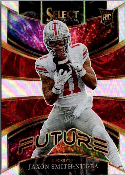 2023 Jaxon Smith-Njigba Panini Select Future Silver Rookie #FUT-7 RC Seahawks