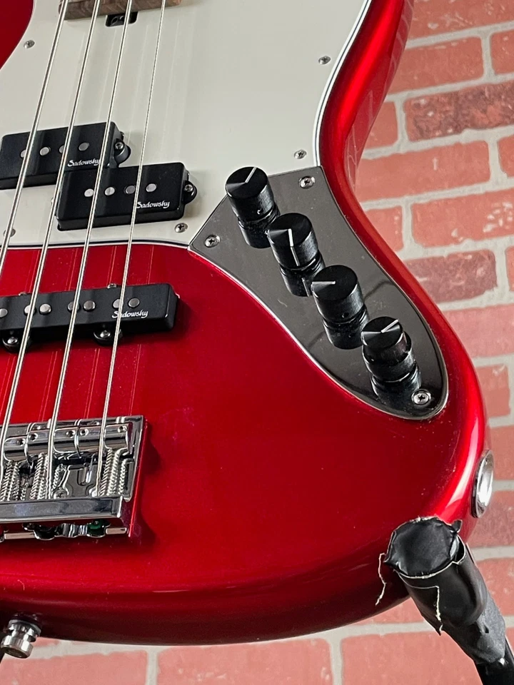 Sadowsky MetroLine 21 Fret Hybrid P/J 4-string Bass Guitar - American Red (Used) - Image 4 of 4