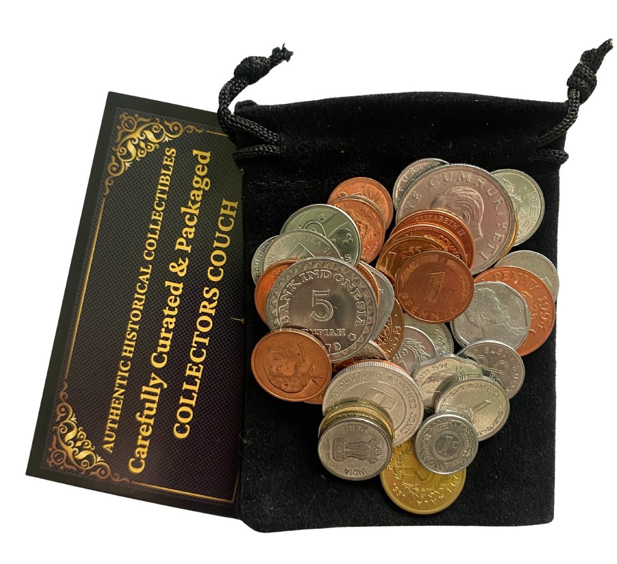 40 World Coins from 40 Different Countries – Foreign Coin