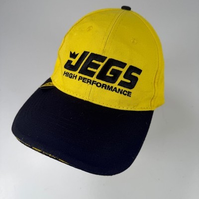 JEGS Hut 551-100 Baseball Kappe Herren Verstellbar Gelb Schwarz High Performance