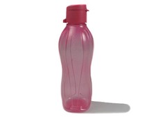 Tupperware EcoEasy Borraccia 500ml colore rosa con chiusura a clip