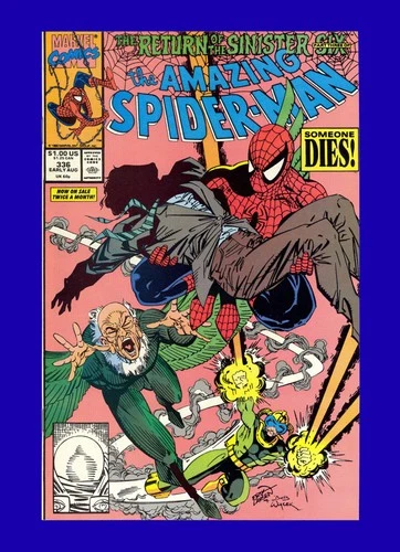 Amazing Spider-Man #336 - Death of Nathan Lubensky - Erik Larsen 1990 9.8 NM-MT