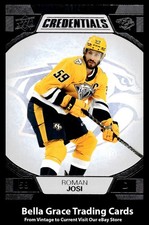 2022-23 Upper Deck Credentials Roman Josi #48 Nashville Predators NHL Hockey