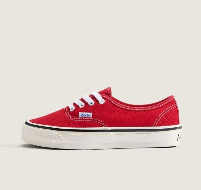 VANS Premium Authentic 44 LX OG MEN'S SNEAKERS VN000CQABOP RED