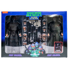 NECA TMNT II The Secret of the Ooze Foot Soldier 2-Pack 7  Action Figrue