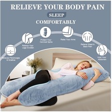 Soft U Shaped Maternity Pillow - Full Body Support Pillow