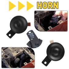 2x Super Loud Car Horn Waterproof Fits Honda Civic Crv Accord City Odyssey Black 2x Super Loud Car Horn Waterproof Fits Honda Civic Crv Accord City Odyssey Black