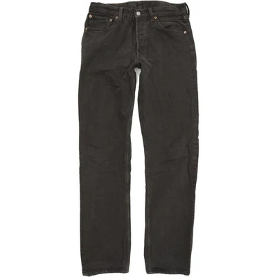 Levi's 501 Made in USA Homme Kaki Straight Regular Mom Jeans W32 L34 (72957) - Photo 1/4