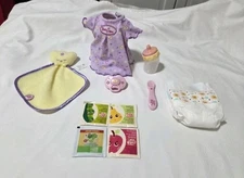 Hasbro Baby Alive Soft Face 2006 Magnetic Spoon Bottle Pacifier Sweet Slumbers 