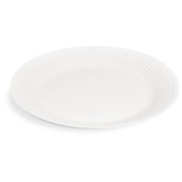 500X Bionature Pappteller Rund Ø23Cm Weiß
