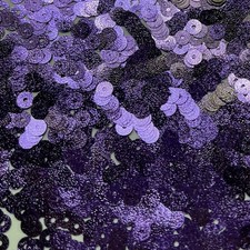 6mm Flat Sequins Lavender Light Purple Metallic Embossed Texture Made in USA