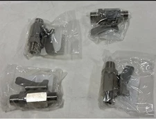 1BYA1 Ball Valve Nickel Plated Carbon Steel 3/8" (2 Pcs) -