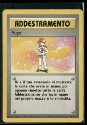 Pokemon TCG Pupa 75/102 Unlimited Base Set Italian