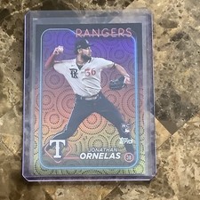 Jonathan Ornelas 2024 TOPPS SERIES 2 SUMMER HOLIDAY ROOKIE FOIL #575 RANGERS B17