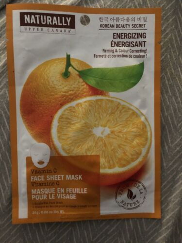Naturally Korean Beauty Secret Firming & Colour Correcting Vitamin C Face Mask!!
