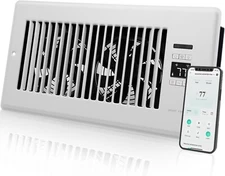 Super Quiet Register Booster Fan for 6" X 10" Register Holes, Smart Register Ven