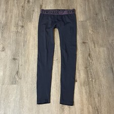 Gymshark Pants Women Small Gray Leggings Pull On Stretch Yoga Athleisure S