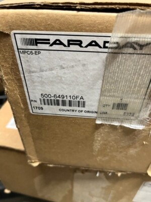 NEW FARADAY MPC6-EP ELECTRONICS PACKAGE IN FACTORY BOX (2 AVAILABLE)
