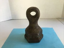 Rate Cast Iron No. 872 Hitch Rail / Top Rail Hexagon Cap 5.12 lbs.