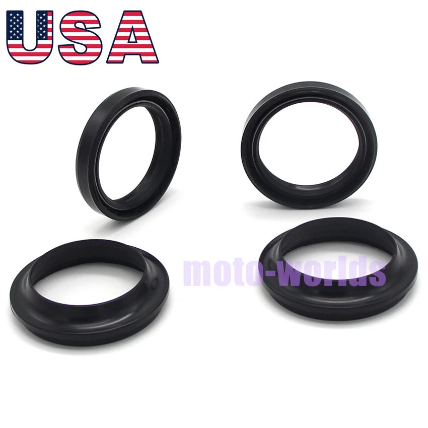 For Suzuki RM125 RM250 1988/TL1000R 1998-2002/XF650 1997-02 Front Fork Oil Seals Foto 2 de 4