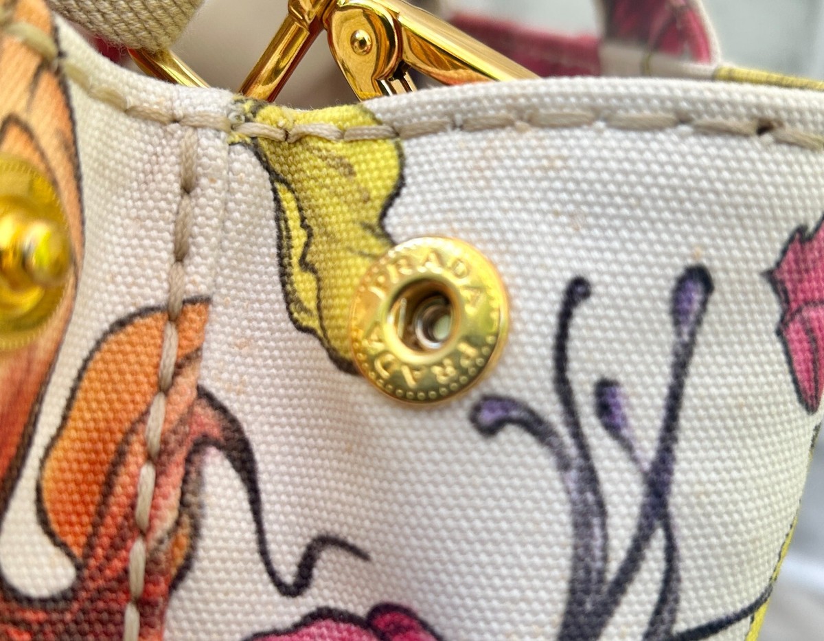 PRADA CANAPA FAIRY JAMES Jean 2 way Cross Body Hand Bag ART PRADA CANAPA FAIRY JAMES Jean 2 way Cross Body Hand Bag ART