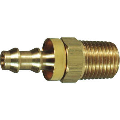DIXON VALVE & COUPLING 2720604CBC Barbed Hose Fitting,Hose ID 3/8'',NPT 55EV15