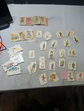 Junk journal lot of Vintage Childs Card Games none are complete