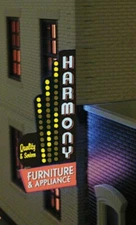 Miller Engineering ~ Harmony Downtown #2 Animated Sign ~ Medium Right ~ 67822R