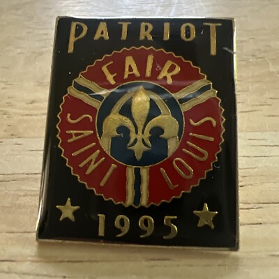 Patriot Fair Saint Louis 1995 Pin Badge Rare Vintage