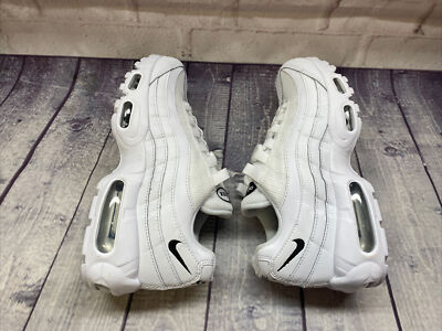 Nike Air Max 95 Essential White Black Shoes CK7070-100 Women's