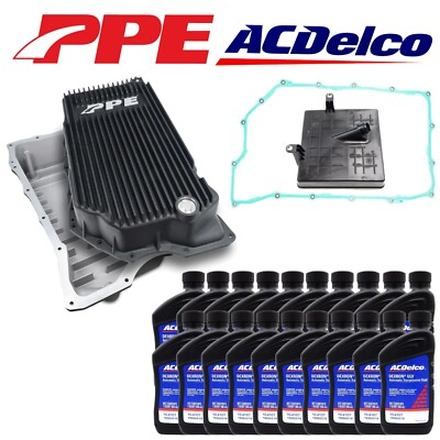 #ad PPE Black Deep Transmission Pan ACDelco Service Kit For 20 GM 2500HD 3500HD L5P $586.99