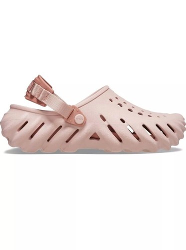 Zueco Crocs Echo Hombre 5 Mujer 7 Rosa Arcilla Sin Cordones Unisex Nuevo - Imagen 5 de 13