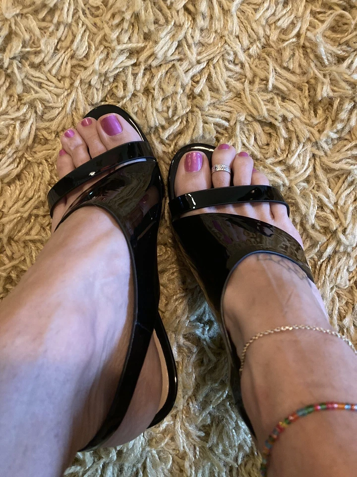 New Andrew Geller Womens Theola Pumps Sandal Cone Heel Size 5.5 - Image 3 of 4