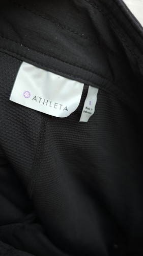 Athleta Ripstop Jenner Skort Side Zipper  size 8 Black Stretch Outdoors - Picture 10 of 11