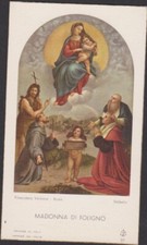 IMAGE RELIGIEUSE MADONNA DI FOLIGNO (PINACOLECA VATICANA ROME-RAFFAELLO