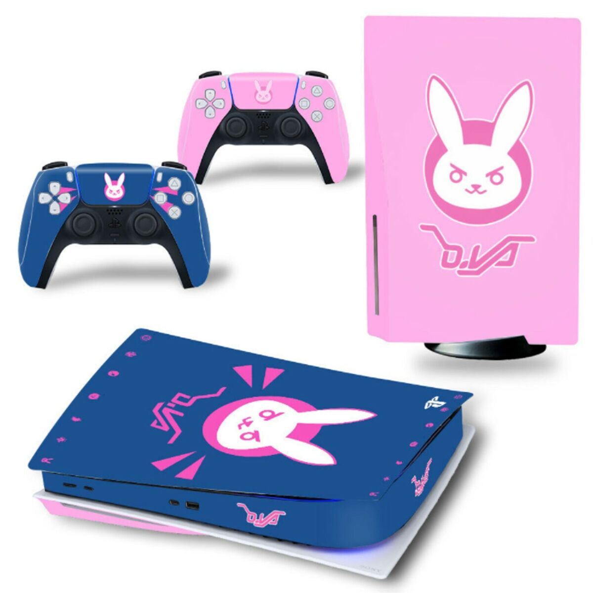 Skin do console e controladores PS5 para Playstation 5 versão digital,  bandeira dos EUA Console e controladores PS5 skin capa de adesivo de vinil