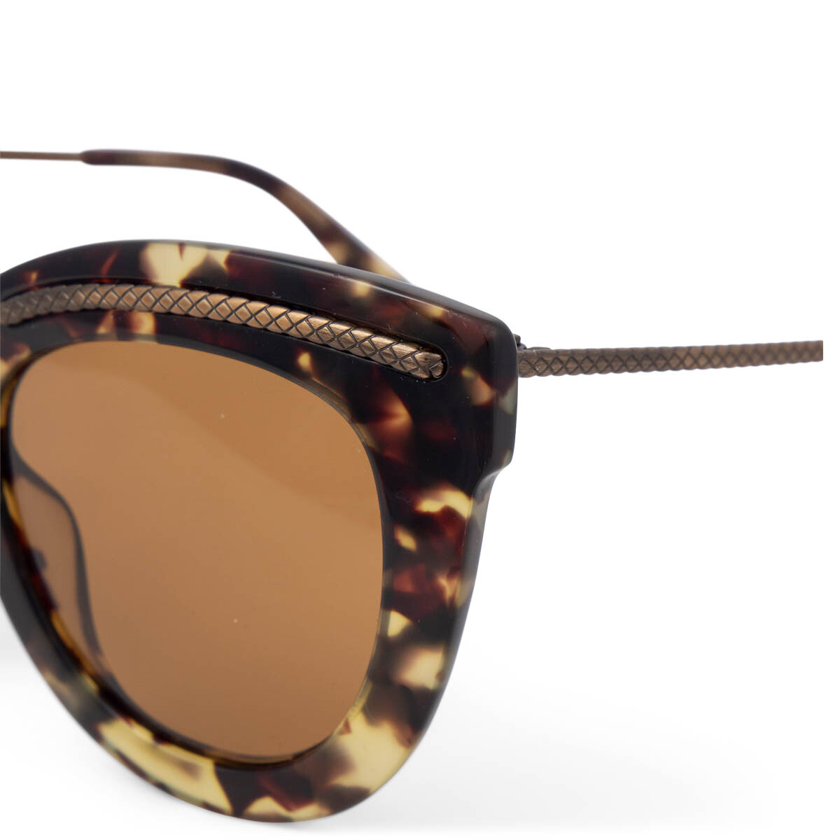 Bottega Veneta Cat-Eye Sunglasses BV0030S Bottega Veneta Gözlük Leopar Desenli Cat Eye Kadın Güneş Gözlüğü main image 4