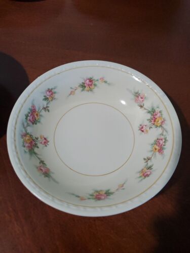Homer Laughlin Eggshell Georgian Countess 5-3/8" Fruit Dessert Sauce Bowl Floral - Picture 3 of 3