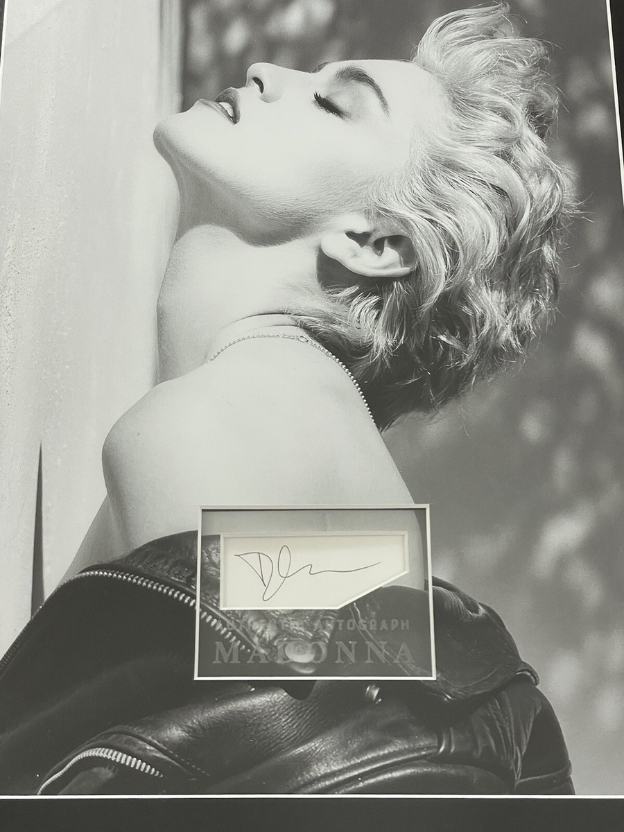 Madonna Signed Autographed 16x20 Custom Framed Photo Display Rare