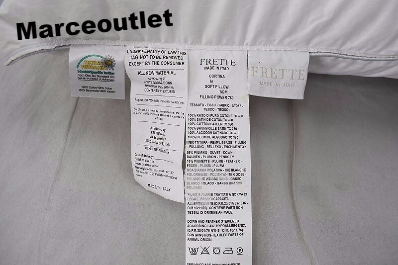 Frette Down Collection Cortina Goose Down Soft QUEEN Pillow 495.00 eBay
