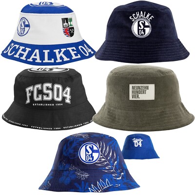 FC Schalke 04 Fischerhut Fischermütze Anglerhut Mütze Hut Hat Sonnenhut S04  1904
