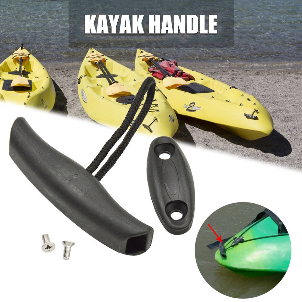 ♥ Kayak Boat Canoe Paddle T Handle Nylon Dinghy Tail Rudder Carry
