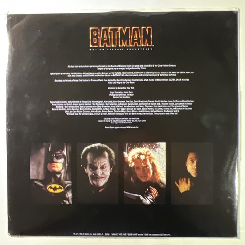 Prince “Batman Soundtrack” PROMO LP/Warner Bros. 1-25936 (VG+) Rare,Hype Sticker - Picture 4 of 6
