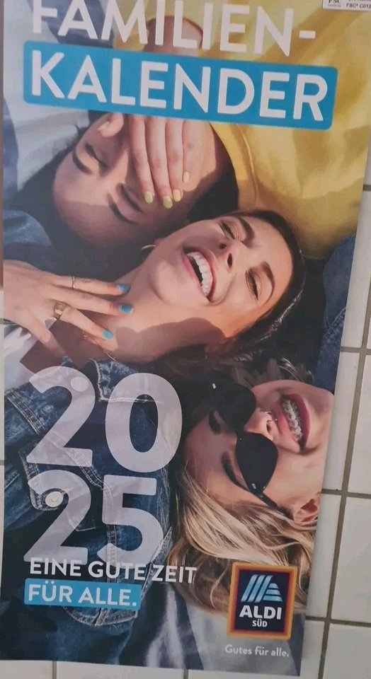 ALDI Kalender 2025 Familienkalender, Wandkalender, Terminplaner, Familienplaner - Bild 3 von 4