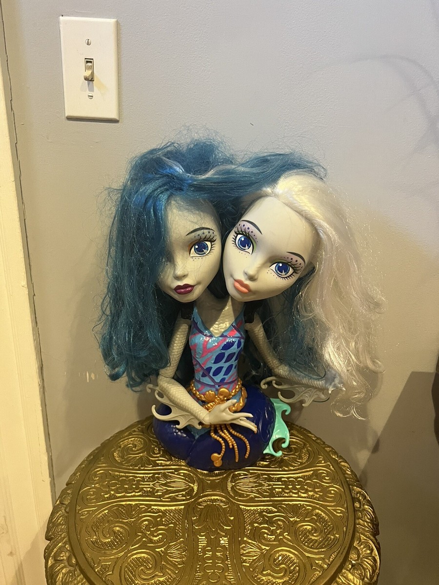 Monster High Peri Pearl Serpentine Doll Heads Twins Styling
