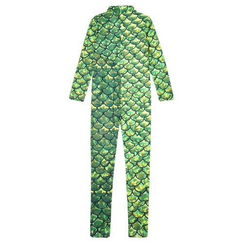 Kids Girls Mermaid Jumpsuit Long Sleeve Mermaid Cosplay Costume Gymnastic Gym - Picture 58 of 72