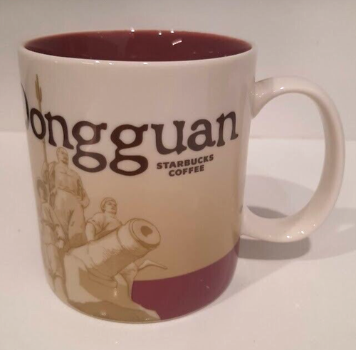 Starbucks Global Icon Collection DONGGUAN China Ceramic Coffee Tea MUG 16 Oz Ne - Picture 3 of 8