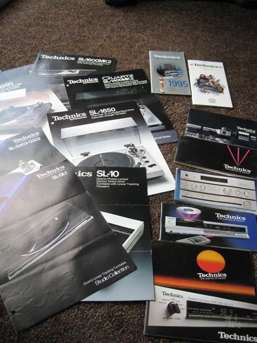 🇺🇸 👍 🎶 🔥 👉 vintage technics stereo receiver turntable brochure